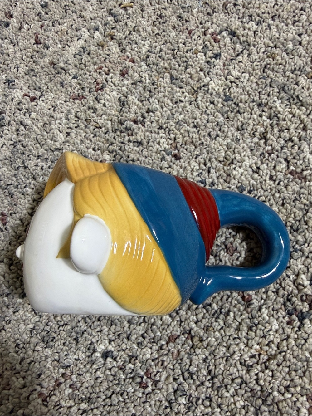 Vintage Enesco Rudolph Island Of Misfit Toys Hermey the Elf Figural Ceramic Mug - Picture 3 of 6
